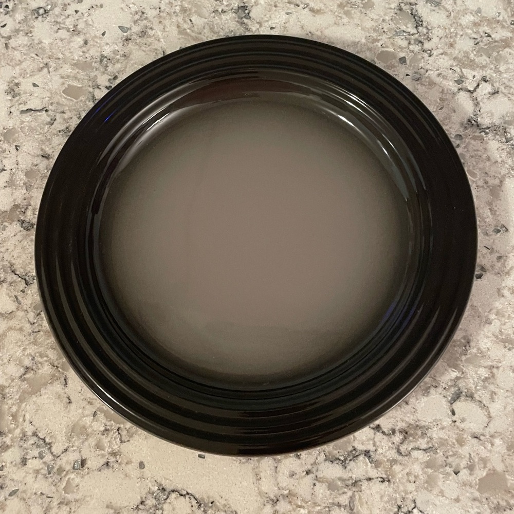 Set of 10 NWT Le Creuset Salad / Dessert Plates - Flint